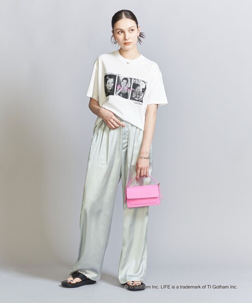 GOOD ROCK SPEED（グッドロックスピード）の「【別注】＜GOOD ROCK SPEED＞LIFE Magazine プリント ショートスリーブTシャツ 2（Tシャツ/カットソー・レディース・その他2/その他1/ブラック・FREE）」の6枚目の写真