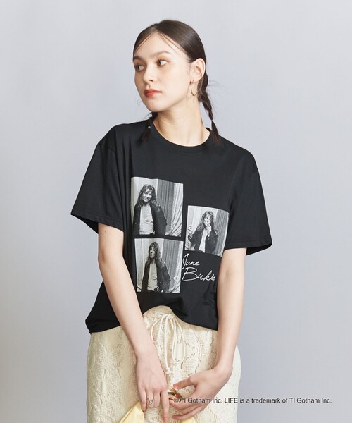 GOOD ROCK SPEED（グッドロックスピード）の「【別注】＜GOOD ROCK SPEED＞LIFE Magazine プリント ショートスリーブTシャツ 2（Tシャツ/カットソー・レディース・その他2/その他1/ブラック・FREE）」の7枚目の写真