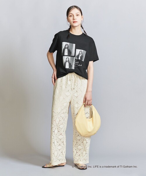 GOOD ROCK SPEED（グッドロックスピード）の「【別注】＜GOOD ROCK SPEED＞LIFE Magazine プリント ショートスリーブTシャツ 2（Tシャツ/カットソー・レディース・その他2/その他1/ブラック・FREE）」の9枚目の写真