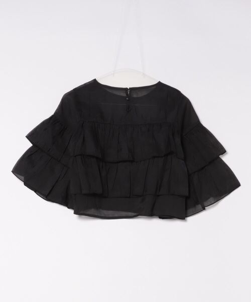 MAISON BREEZE（メゾンブリーズ）の「【MAISON BREEZE】シアーポプリンティアードクロップドブラウス XNN（シャツ/ブラウス・レディース・ライトブルー/ホワイト/ブラック・FREE）」の20枚目の写真