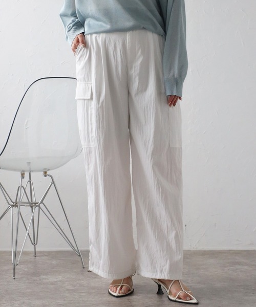 meilmada(メイルマダ)の「ミリタリーカーゴパンツ(カーゴパンツ・レディース・カーキ/ホワイト/スミクロ・FREE)」の22枚目の写真