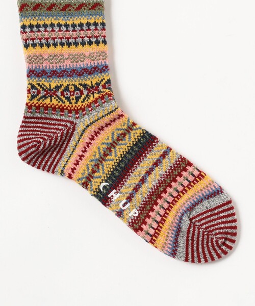 BEAMS（ビームス）の「CHUP / A DAY（ソックス/靴下・メンズ・チャコールグレー/シルバー・ONE SIZE）」の4枚目の写真