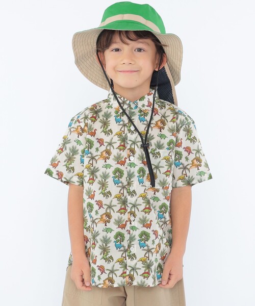 SHIPS（シップス）の「SHIPS KIDS:〈UVカット/撥水/吸水速乾〉サファリ ハット（ハット・キッズ・ライトパープル/パープル/ライトグリーン/ライム/ブルー系その他・SMALL/MEDIUM/LARGE）」の21枚目の写真