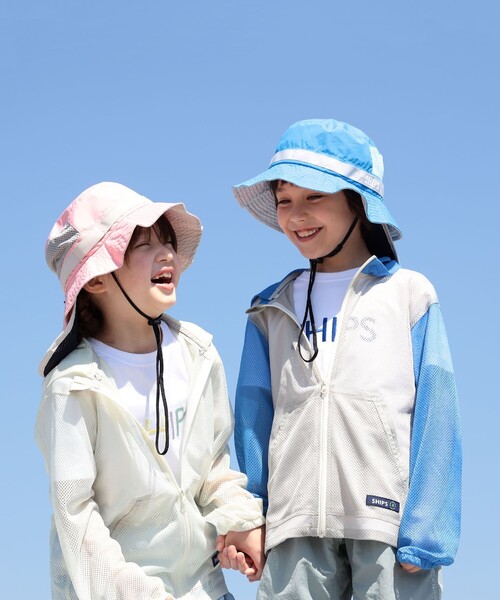 SHIPS(シップス)の「SHIPS KIDS:〈UVカット/撥水/吸水速乾〉サファリ ハット(ハット・キッズ・ライトパープル/パープル/ライトグリーン/ライム/ブルー系その他・SMALL/MEDIUM/LARGE)」の12枚目の写真