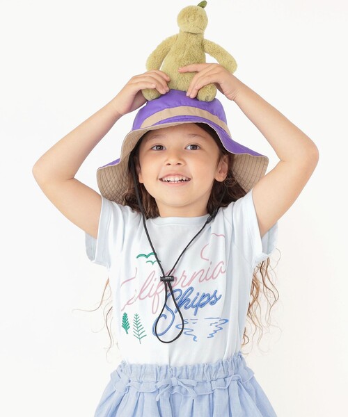 SHIPS(シップス)の「SHIPS KIDS:〈UVカット/撥水/吸水速乾〉サファリ ハット(ハット・キッズ・ライトパープル/パープル/ライトグリーン/ライム/ブルー系その他・SMALL/MEDIUM/LARGE)」の18枚目の写真