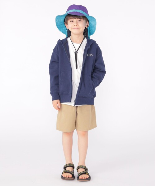 SHIPS（シップス）の「SHIPS KIDS:〈UVカット/撥水/吸水速乾〉サファリ ハット（ハット・キッズ・ライトパープル/パープル/ライトグリーン/ライム/ブルー系その他・SMALL/MEDIUM/LARGE）」の7枚目の写真