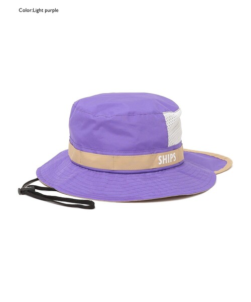 SHIPS（シップス）の「SHIPS KIDS:〈UVカット/撥水/吸水速乾〉サファリ ハット（ハット・キッズ・ライトパープル/パープル/ライトグリーン/ライム/ブルー系その他・SMALL/MEDIUM/LARGE）」の11枚目の写真