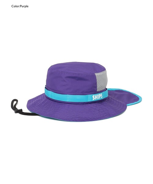SHIPS（シップス）の「SHIPS KIDS:〈UVカット/撥水/吸水速乾〉サファリ ハット（ハット・キッズ・ライトパープル/パープル/ライトグリーン/ライム/ブルー系その他・SMALL/MEDIUM/LARGE）」の12枚目の写真