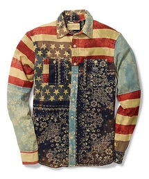 Denim & Supply Ralph Lauren | ワード アメリカーナ コットン シャツ(シャツ/ブラウス)