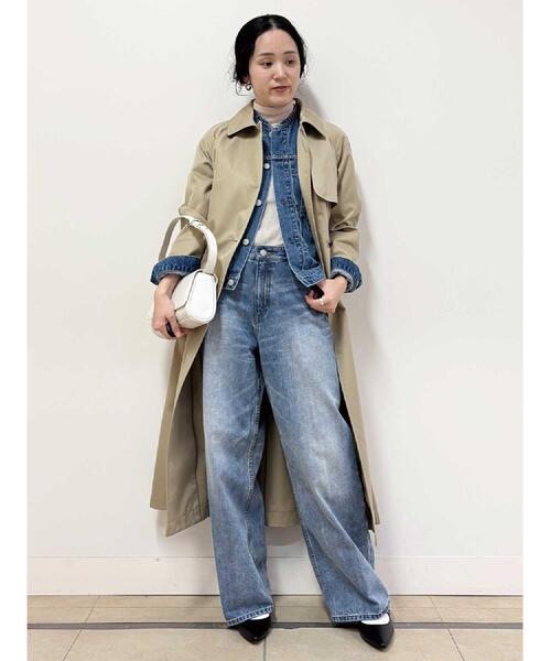 DRESSTERIOR（ドレステリア）の「ヴィンテージ加工ワイドデニムパンツ（デニムパンツ・レディース・ブルー/グレー・34/36/38/40）」の21枚目の写真