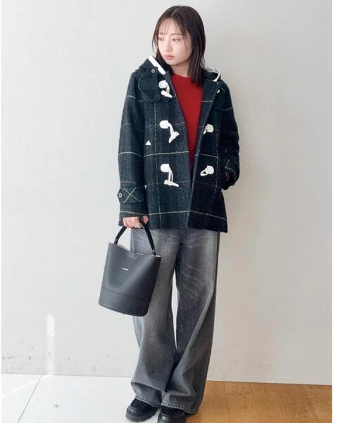 DRESSTERIOR(ドレステリア)の「ヴィンテージ加工ワイドデニムパンツ(デニムパンツ・レディース・ブルー/グレー・34/36/38/40)」の5枚目の写真