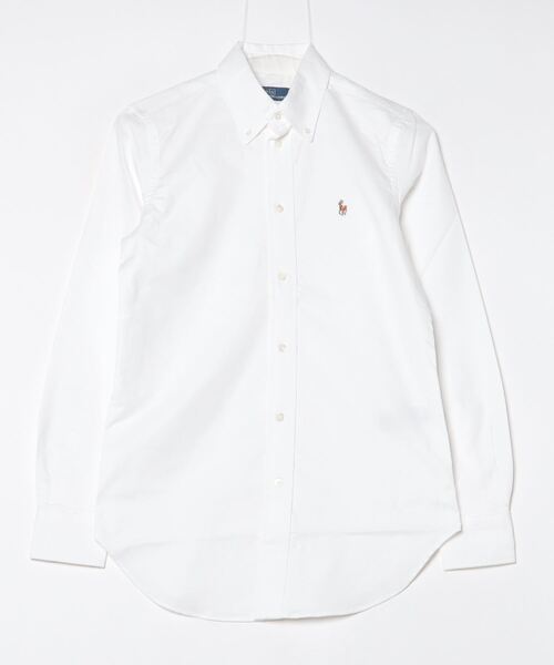 POLO RALPH LAUREN(ポロ ラルフ ローレン)の「スリム フィット ストレッチ オックスフォード シャツ(シャツ/ブラウス・レディース・ホワイト・8/6/4/2/0/00)」の6枚目の写真