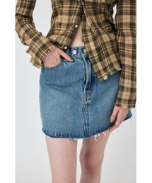 MOUSSY（マウジー）の「DENIM MINI COVER スカート（スカート）」