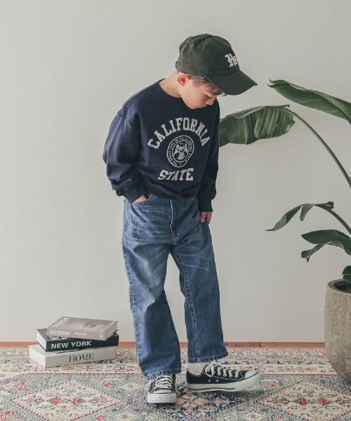 ZERO standerd（ゼロスタンダード）の「ZERO standard/ゼロスタンダード CALIFORNIAトレーナー（スウェット・キッズ・ブラック/サンドベージュ/ネイビー・100cm/110cm/120cm/130cm/140cm/150cm/160cm）」の5枚目の写真