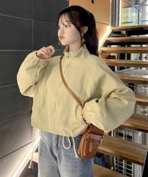 urge：（アージコロン ）の「【URGE：】ハイネック　シャツ　ジャケット（ブルゾン）」