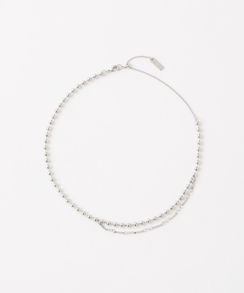 COLONY 2139（コロニートゥーワンスリーナイン）の「アシメボールチェーンネックレス（ネックレス・レディース・ゴールド/シルバー・FREE）」の15枚目の写真
