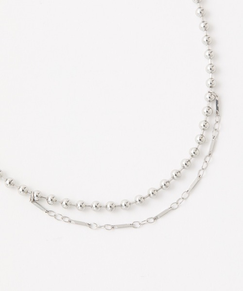 COLONY 2139（コロニートゥーワンスリーナイン）の「アシメボールチェーンネックレス（ネックレス・レディース・ゴールド/シルバー・FREE）」の17枚目の写真