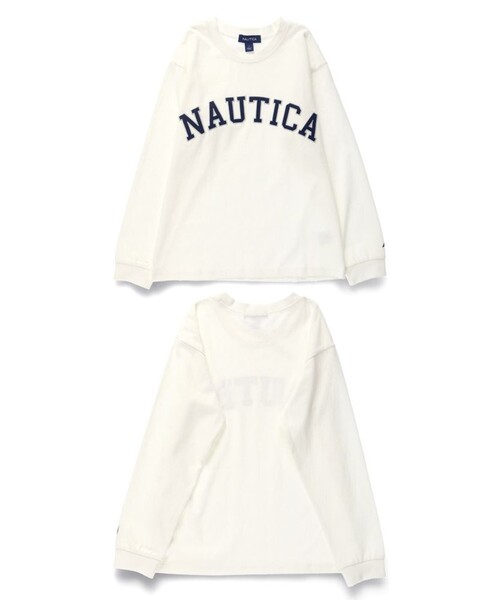 tシャツ NAUTICA/ノーティカ アップリケロゴTEE レディース NAUTICA tシャツ 「NAUTICA/ノーティカ」アップリケロゴ半袖T
