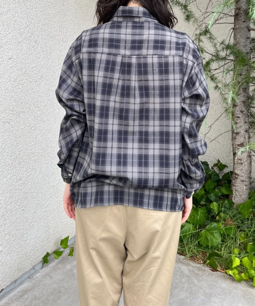 BROKEN BASE（ブロークンベース）の「チェックシャツ（シャツ/ブラウス・メンズ・チャコール/ブラウン・LARGE/MEDIUM）」の16枚目の写真