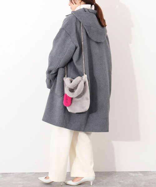 Lisa Conte（リサコンテ）の「ムートン刺繍バッグ　made in Italy（トートバッグ・レディース・オフホワイト/ライトグレー/ベージュ・FREE）」の15枚目の写真