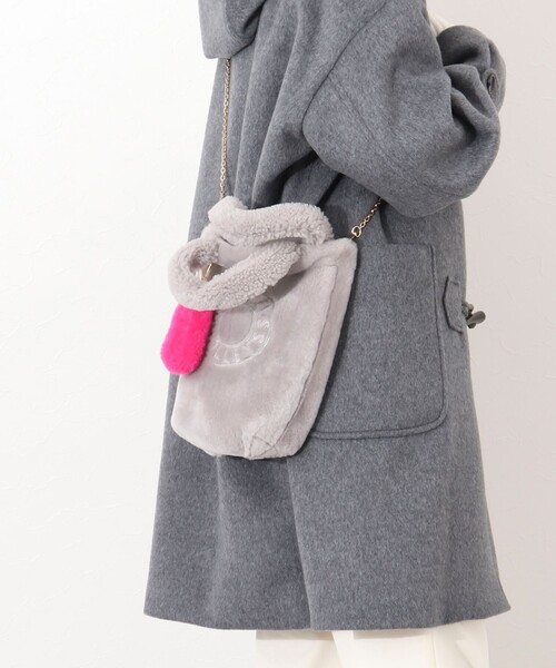 Lisa Conte（リサコンテ）の「ムートン刺繍バッグ　made in Italy（トートバッグ・レディース・オフホワイト/ライトグレー/ベージュ・FREE）」の19枚目の写真