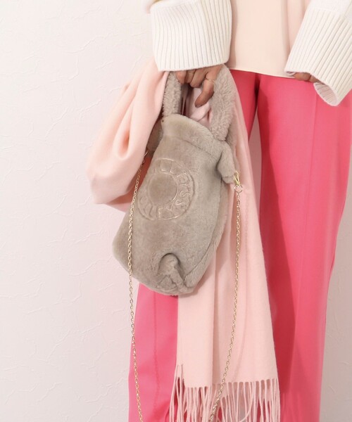 Lisa Conte（リサコンテ）の「ムートン刺繍バッグ　made in Italy（トートバッグ・レディース・オフホワイト/ライトグレー/ベージュ・FREE）」の21枚目の写真