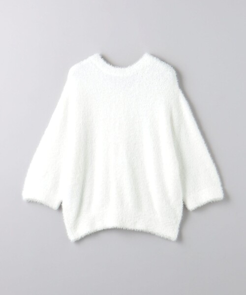 UNITED ARROWS(ユナイテッドアローズ)の「リボンヤーン 2WAY ニットカーディガン(カーディガン/ボレロ・レディース・ブラック/ホワイト/レッド・FREE)」の15枚目の写真