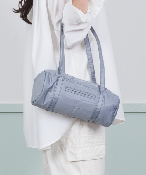 ACOC(アコック)の「【ACOC/アコック】ショルダーバッグ Stitch Small Duffle Bag(ショルダーバッグ・レディース・グレー/ブラック・FREE)」の16枚目の写真