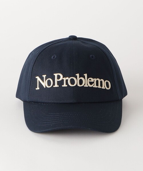 No Problemo(ノープロブレモ)の「<No Problemo> ロゴ キャップ(キャップ・メンズ・ダークブラウン/ネイビー・FREE)」の6枚目の写真