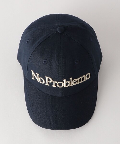 No Problemo(ノープロブレモ)の「<No Problemo> ロゴ キャップ(キャップ・メンズ・ダークブラウン/ネイビー・FREE)」の14枚目の写真
