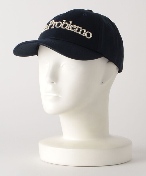 No Problemo(ノープロブレモ)の「<No Problemo> ロゴ キャップ(キャップ・メンズ・ダークブラウン/ネイビー・FREE)」の8枚目の写真