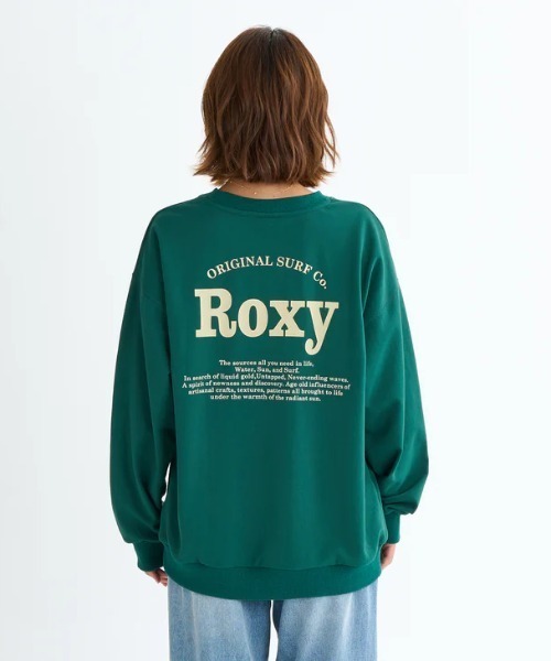 ROXY(ロキシー)の「KEEP IT REAL PO/ロキシー速乾UVカットプルオーバースウェットトレーナー(スウェット・レディース・グレー/ホワイト/ブラック/オレンジ・LARGE/SMALL/MEDIUM)」の3枚目の写真
