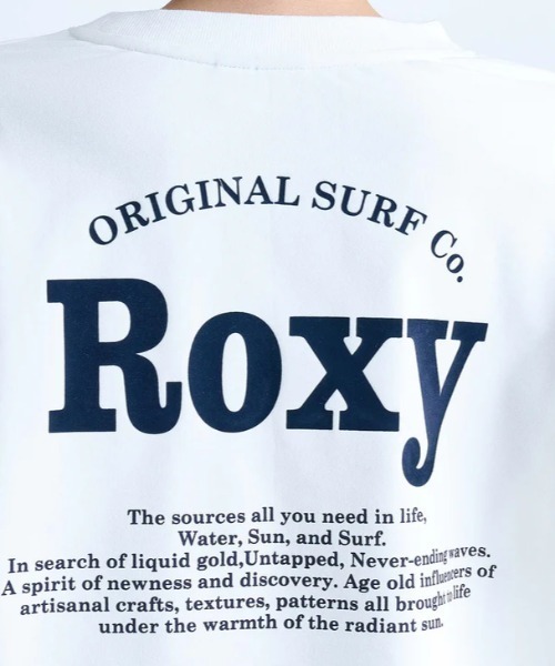 ROXY(ロキシー)の「KEEP IT REAL PO/ロキシー速乾UVカットプルオーバースウェットトレーナー(スウェット・レディース・グレー/ホワイト/ブラック/オレンジ・LARGE/SMALL/MEDIUM)」の6枚目の写真