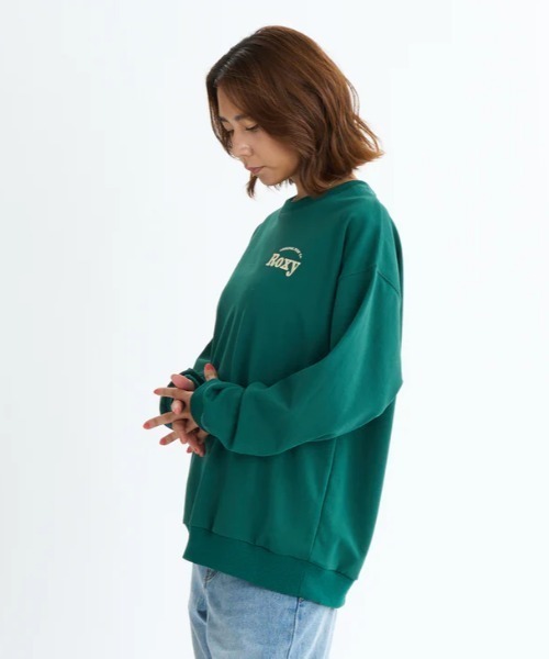 ROXY(ロキシー)の「KEEP IT REAL PO/ロキシー速乾UVカットプルオーバースウェットトレーナー(スウェット・レディース・グレー/ホワイト/ブラック/オレンジ・LARGE/SMALL/MEDIUM)」の14枚目の写真