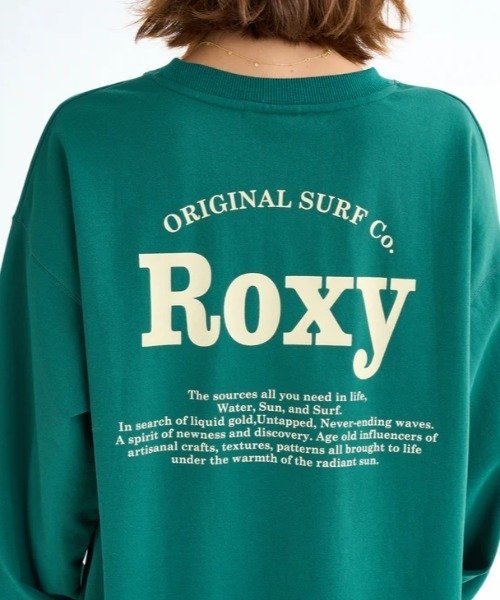 ROXY(ロキシー)の「KEEP IT REAL PO/ロキシー速乾UVカットプルオーバースウェットトレーナー(スウェット・レディース・グレー/ホワイト/ブラック/オレンジ・LARGE/SMALL/MEDIUM)」の17枚目の写真