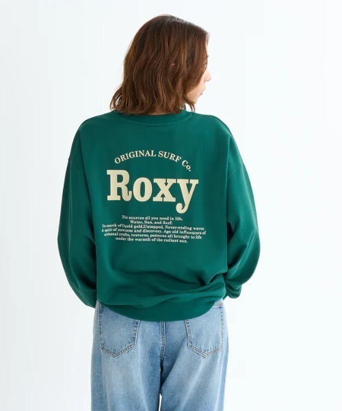 ROXY(ロキシー)の「KEEP IT REAL PO/ロキシー速乾UVカットプルオーバースウェットトレーナー(スウェット・レディース・グレー/ホワイト/ブラック/オレンジ・LARGE/SMALL/MEDIUM)」の18枚目の写真