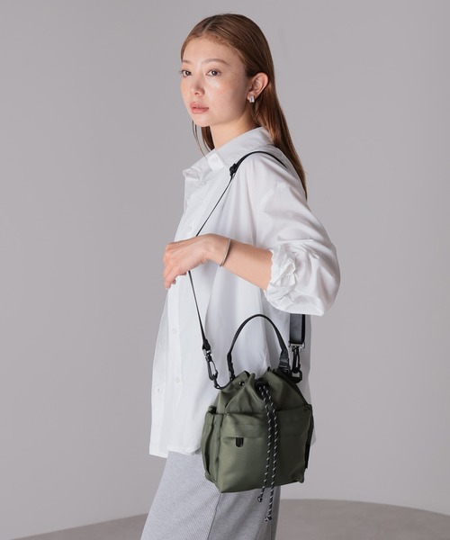 【予約】 ユニセックス】GERRY 2WAY 巾着バッグ（ショルダーバッグ 財布・ケース・小物入れ