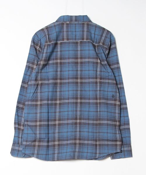 VOLCOM（ボルコム）の「VOLCOM/ボルコム 長袖 フランネルシャツ チェック CADEN PLAID A0532407（シャツ/ブラウス・メンズ・レッド/ブルー・M/L/S/XL）」の3枚目の写真