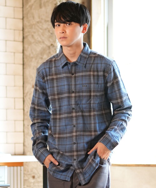 セール】VOLCOM/ボルコム 長袖 フランネルシャツ チェック CADEN PLAID