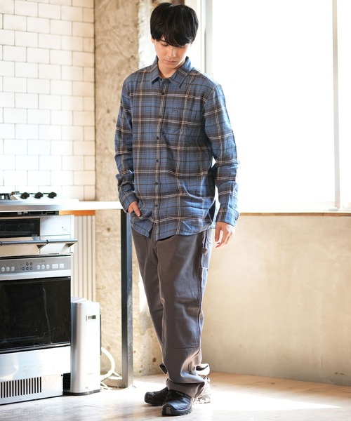 VOLCOM（ボルコム）の「VOLCOM/ボルコム 長袖 フランネルシャツ チェック CADEN PLAID A0532407（シャツ/ブラウス・メンズ・レッド/ブルー・M/L/S/XL）」の9枚目の写真