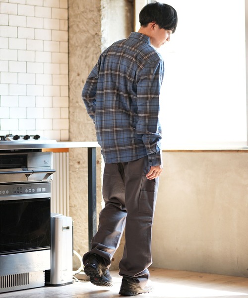 VOLCOM（ボルコム）の「VOLCOM/ボルコム 長袖 フランネルシャツ チェック CADEN PLAID A0532407（シャツ/ブラウス・メンズ・レッド/ブルー・M/L/S/XL）」の11枚目の写真