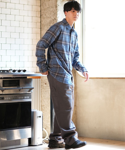 VOLCOM（ボルコム）の「VOLCOM/ボルコム 長袖 フランネルシャツ チェック CADEN PLAID A0532407（シャツ/ブラウス・メンズ・レッド/ブルー・M/L/S/XL）」の12枚目の写真