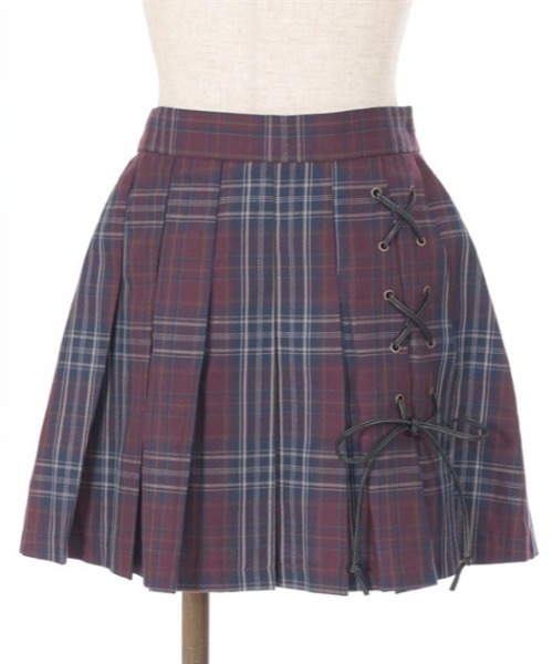 axes femme（アクシーズファム）の「タータンチェックキュロット（その他パンツ・レディース・パープル/ブラウン/ワイン・FREE）」の15枚目の写真