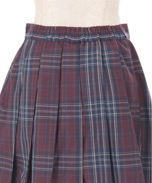 axes femme（アクシーズファム）の「タータンチェックキュロット（その他パンツ・レディース・パープル/ブラウン/ワイン・FREE）」の6枚目の写真