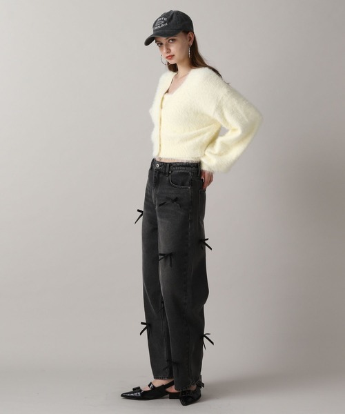 FOREVER 21(フォーエバー トゥエンティーワン)の「【2024FW】リボンルーズデニム(デニムパンツ・レディース・ブラック/ブルー・MEDIUM/SMALL)」の9枚目の写真