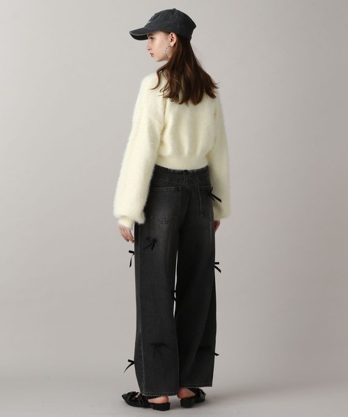 FOREVER 21(フォーエバー トゥエンティーワン)の「【2024FW】リボンルーズデニム(デニムパンツ・レディース・ブラック/ブルー・MEDIUM/SMALL)」の10枚目の写真