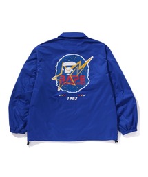 A Bathing Ape DC comics コーチジャケット ブルー L A Bathing Ape DC comics コーチジャケット ブルー L