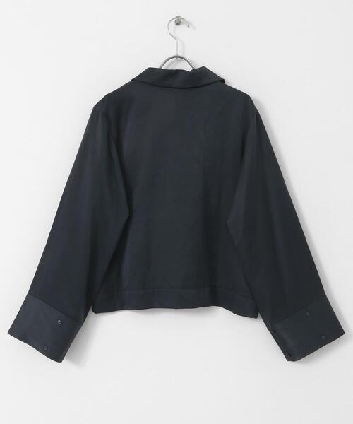 セール】サテンリボンディテールブラウス（シャツ/ブラウス）｜SENSE