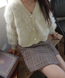 CORNERS | チェックラップ風ミニスカート【セットアップ可能】(スカート)