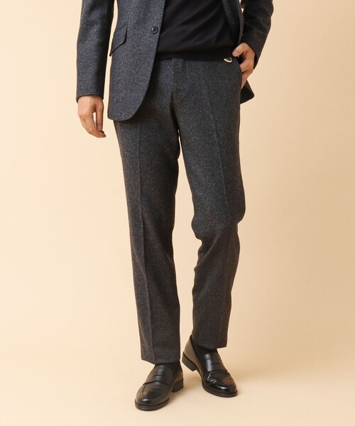 NOLLEY’S（ノーリーズ）の「《セットアップ/ビジカジ対応》JAPAN TWEED PT ツイードスラックスパンツ（スラックス・メンズ・グレー系その他/グレー/ネイビー/インディゴブルー・S/M/L/XL）」の3枚目の写真